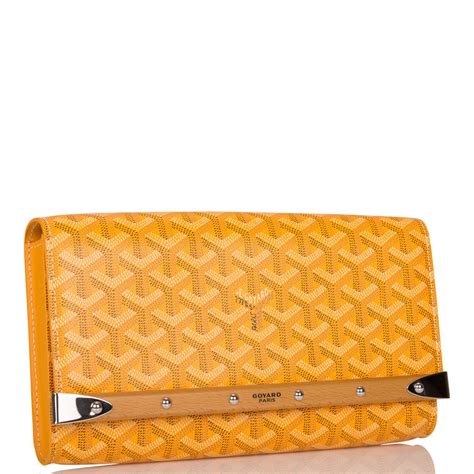 goyard portfolio clutch|goyard monte carlo clutch price.